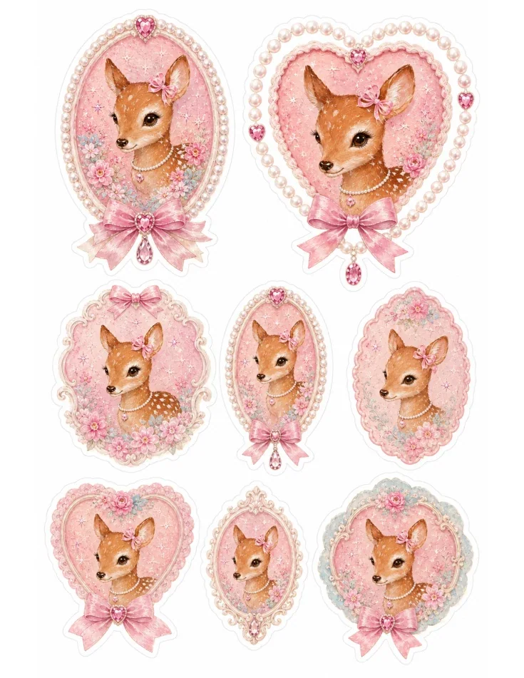 Fancy collage artwork, sample page 3