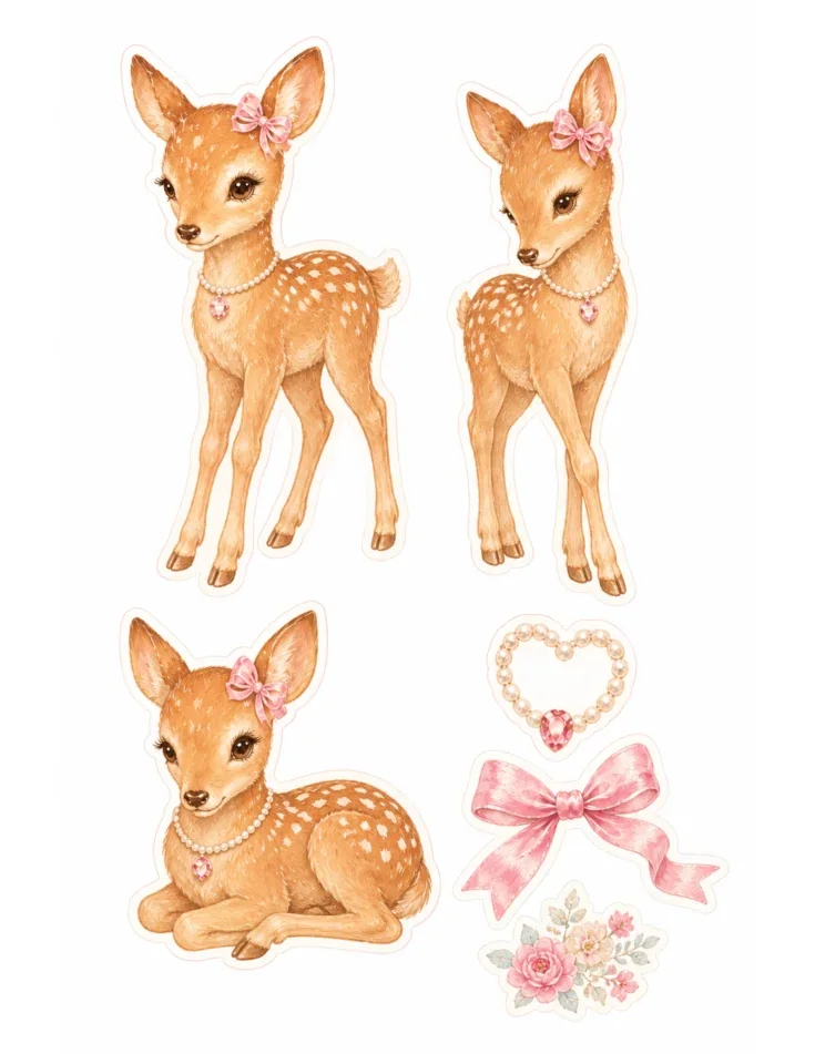 Fancy collage artwork, sample page 7